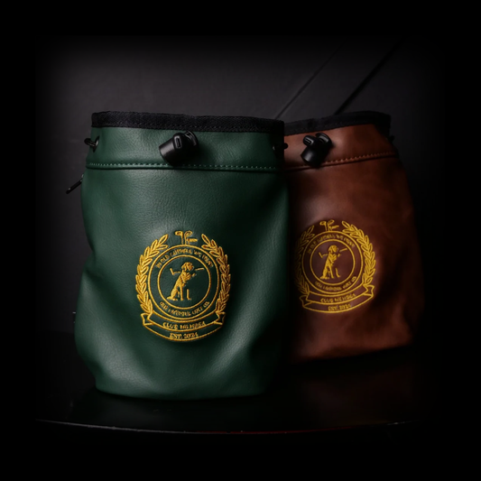 Old Faithful x Jones Sports Leather Drawstring Golf Valuables Bag