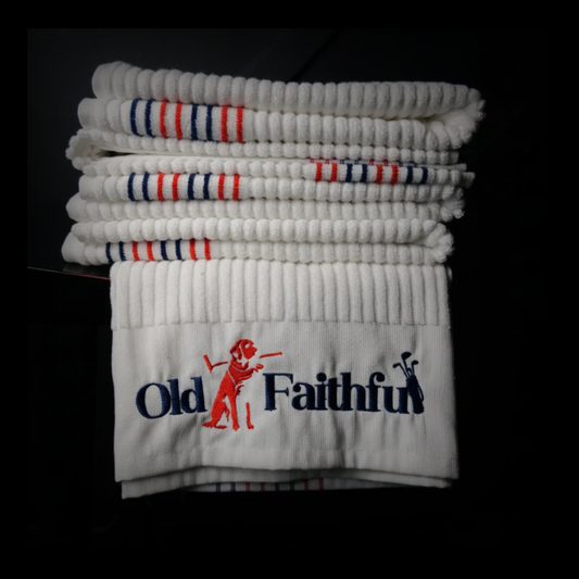 Old Faithful TRUSTY Caddy Golf Towel