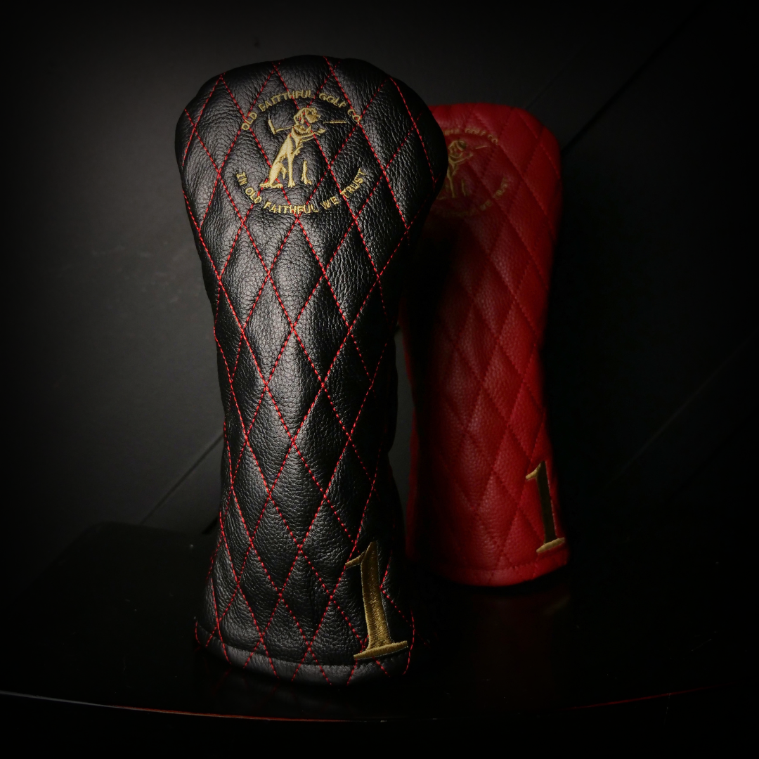 The Diamond TRUSTY Leather Driver Headcover in Genuine Leather
