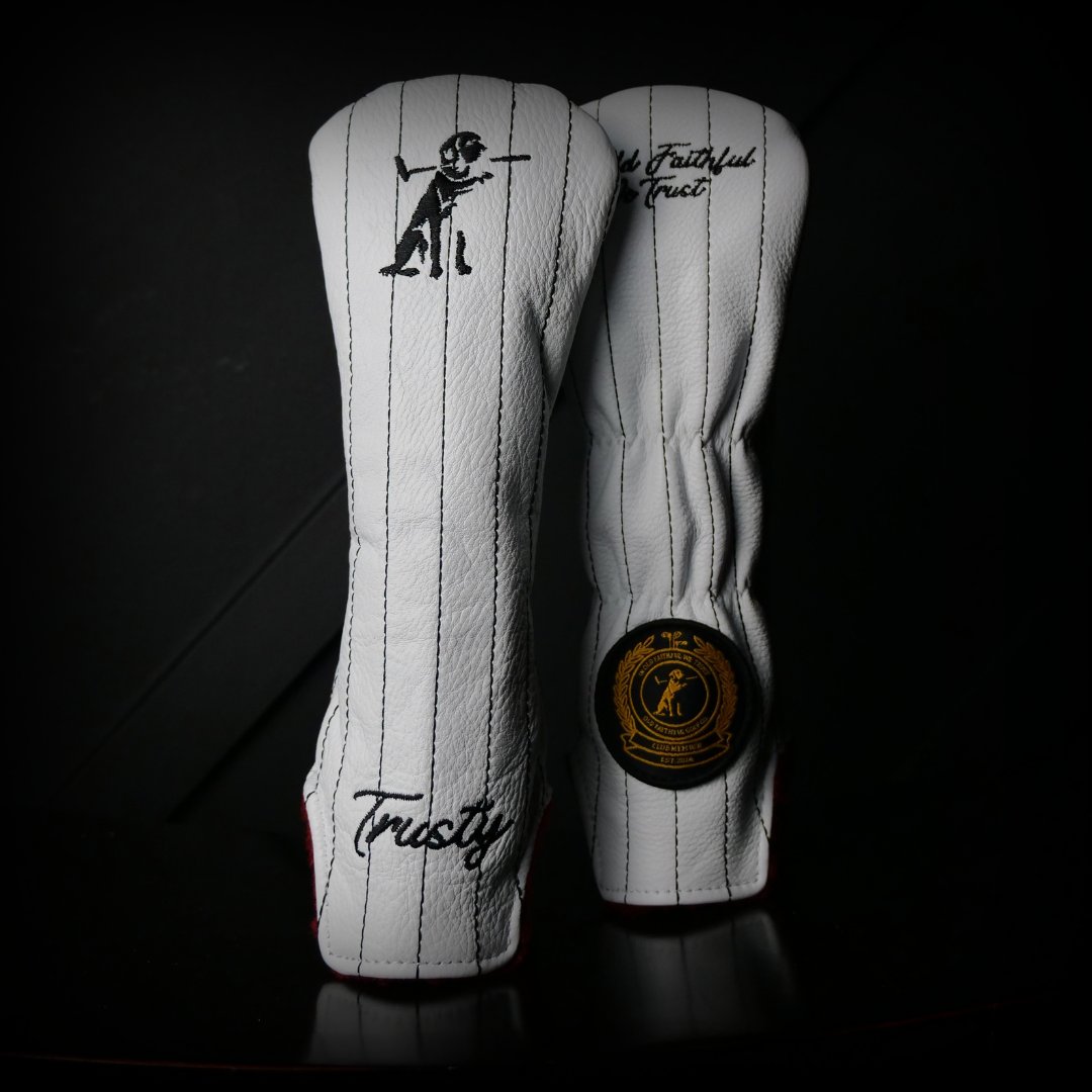 The TRUSTY Pinstripe Leather Hybrid Headcover