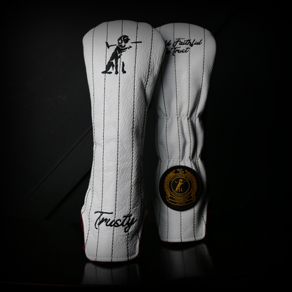 The TRUSTY Pinstripe Leather Hybrid Headcover