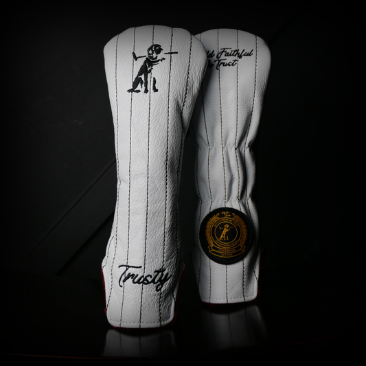 The TRUSTY Pinstripe Leather Hybrid Headcover