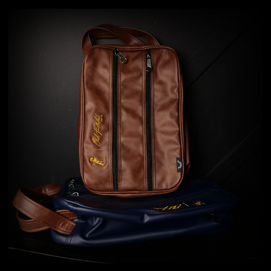 Old Faithful x Jones Sports Leather Classic Golf Shoe Bag