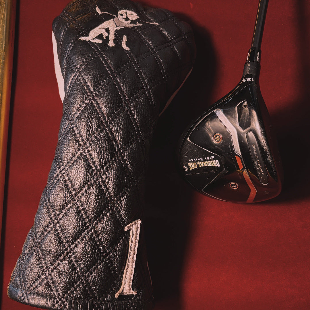 The Diamond TRUSTY Driver Golf Headcover in Genuine Leather
