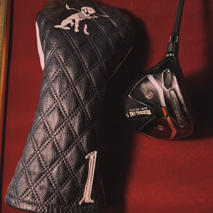 The Diamond TRUSTY Driver Golf Headcover in Genuine Leather