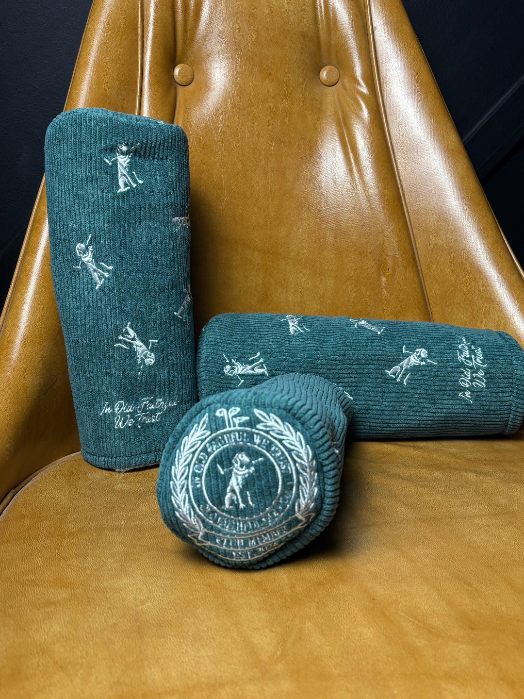 The TRUSTY Corduroy Barrel Fairway & Hyrbid Headcover