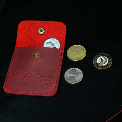 TRUSTY Ball Marker Pouch - Full Grain Leather