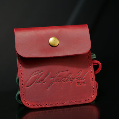TRUSTY Ball Marker Pouch - Full Grain Leather
