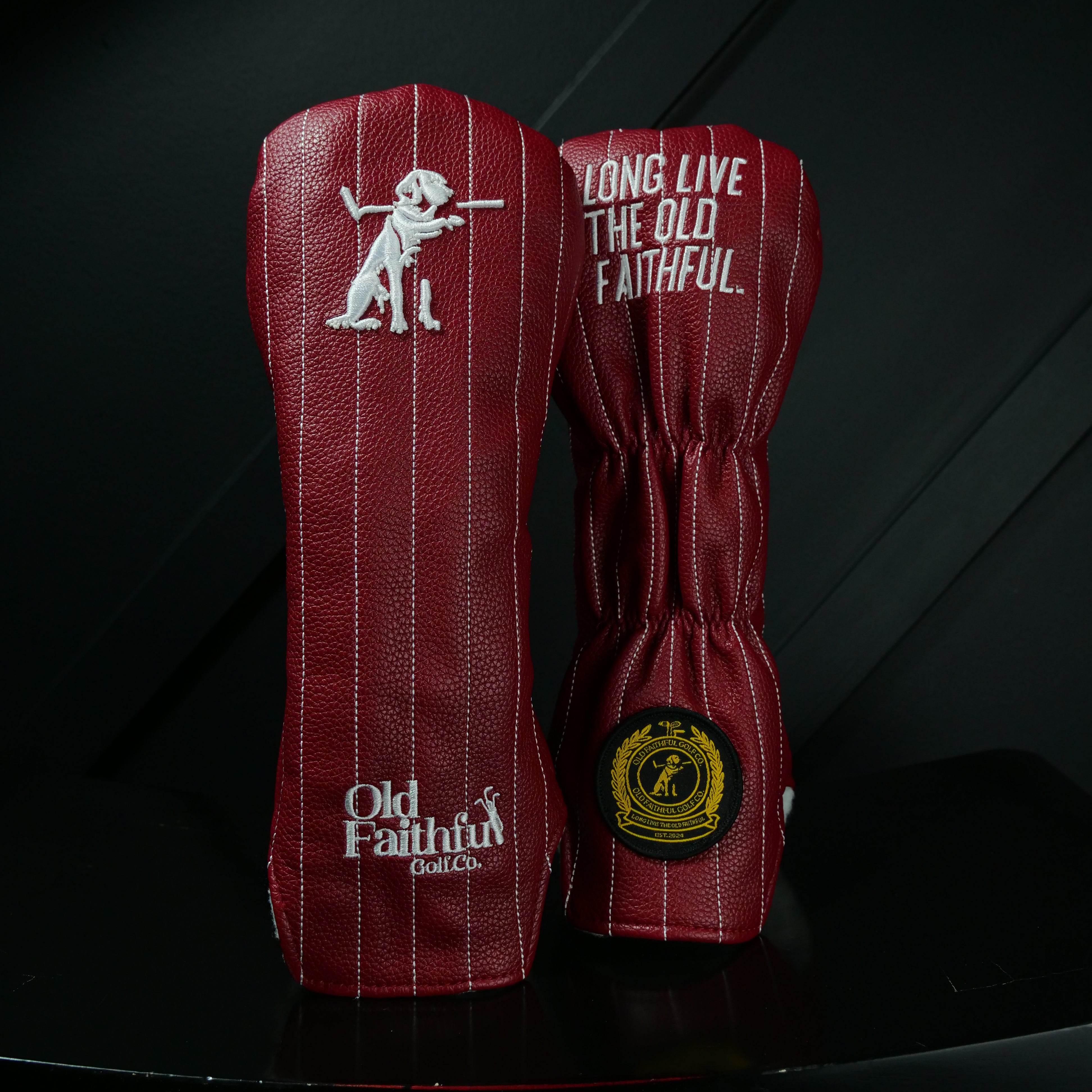 TRUSTY Pinstripe Fairway Wood Headcover - Limited Edition | Old