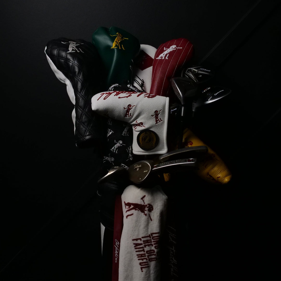 Ball Marker Golf Pouch - Crazy Horse Leather | Old Faithful Golf
