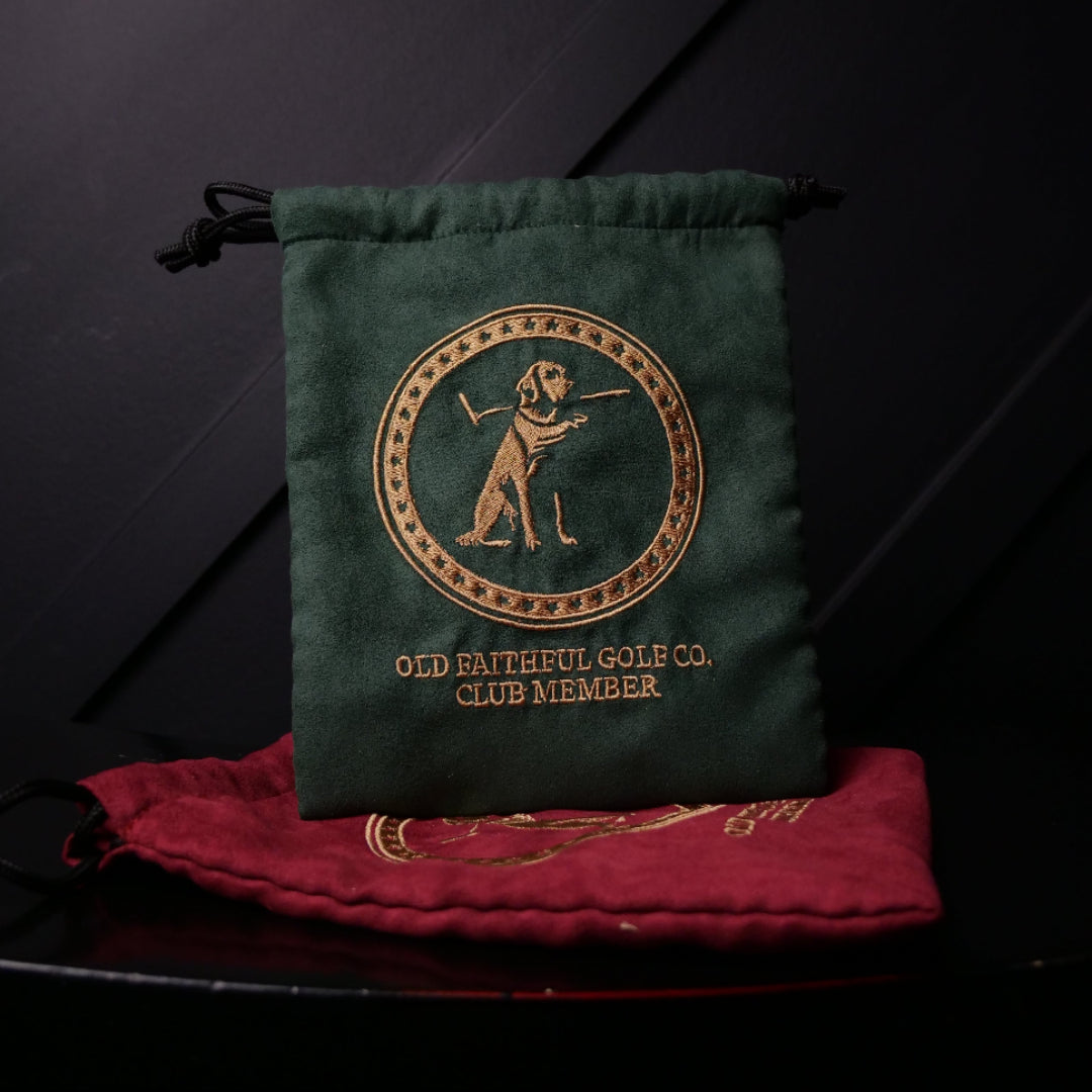 The Trusty Suede Valuables Drawstring Pouch