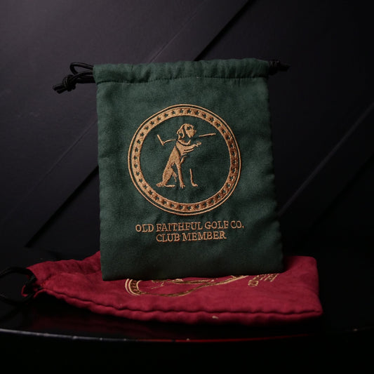 The Trusty Suede Valuables Drawstring Pouch