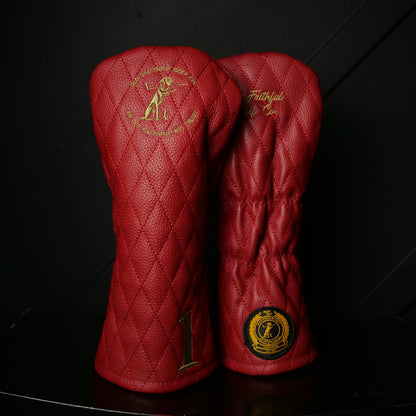 The Diamond TRUSTY Driver Golf Headcover in Genuine Leather