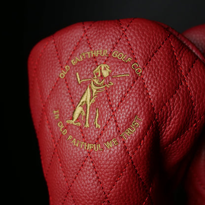 The Diamond TRUSTY Driver Golf Headcover in Genuine Leather