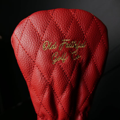 The Diamond TRUSTY Driver Golf Headcover in Genuine Leather
