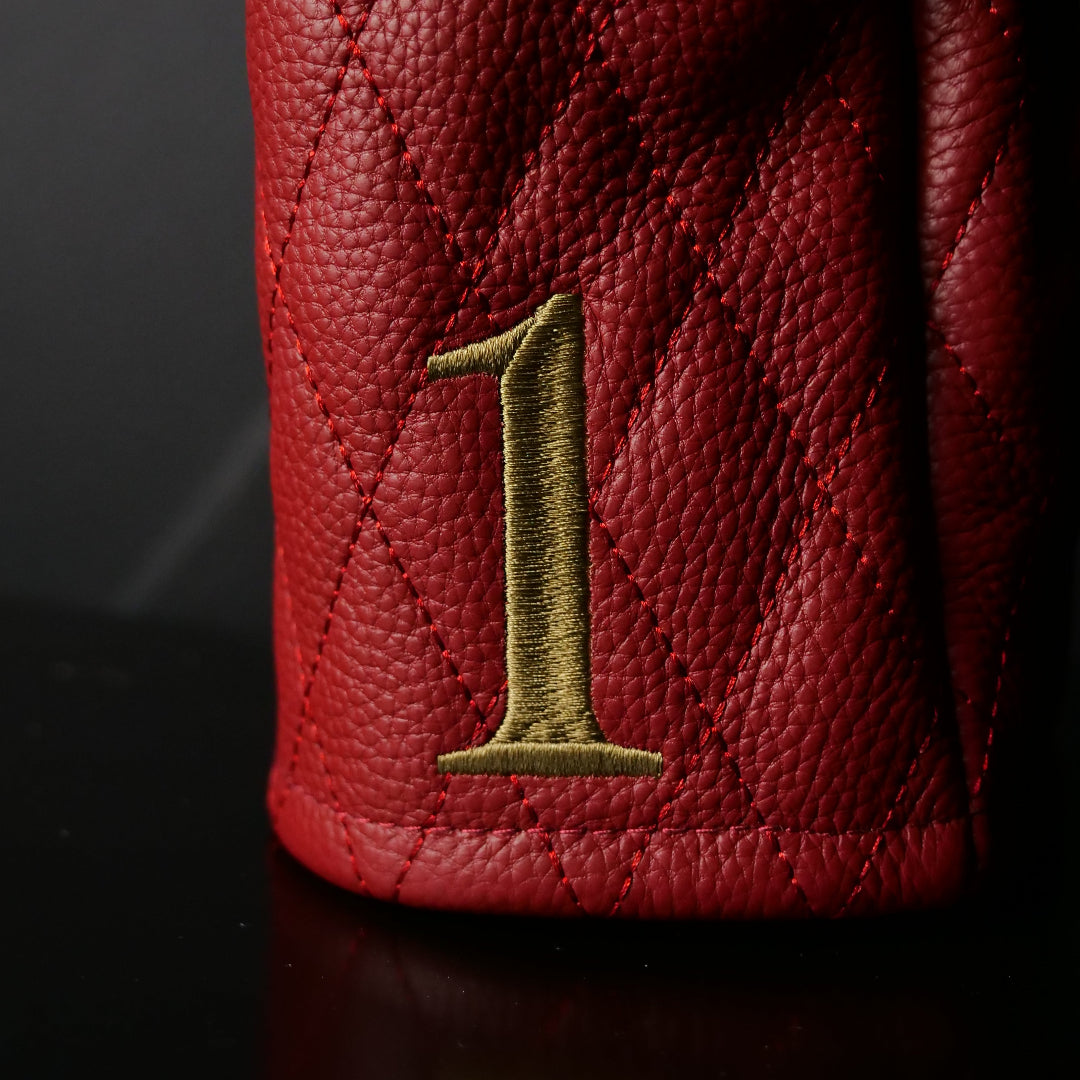 The Diamond TRUSTY Driver Golf Headcover in Genuine Leather