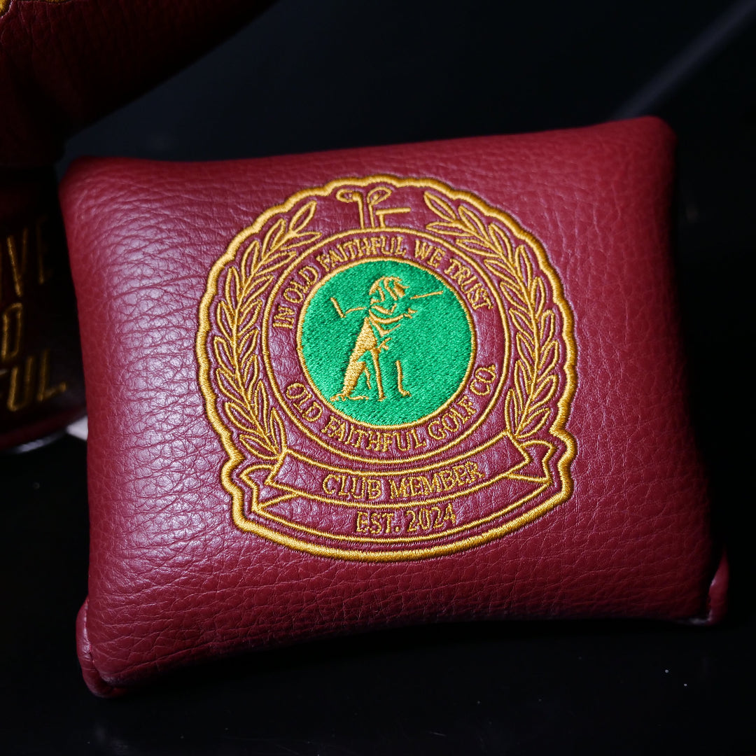 The Club Member Putter Headcover by Pioneer Golf Co. - LIMITED RUN