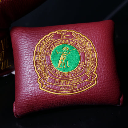 The Club Member Putter Headcover by Pioneer Golf Co. - LIMITED RUN