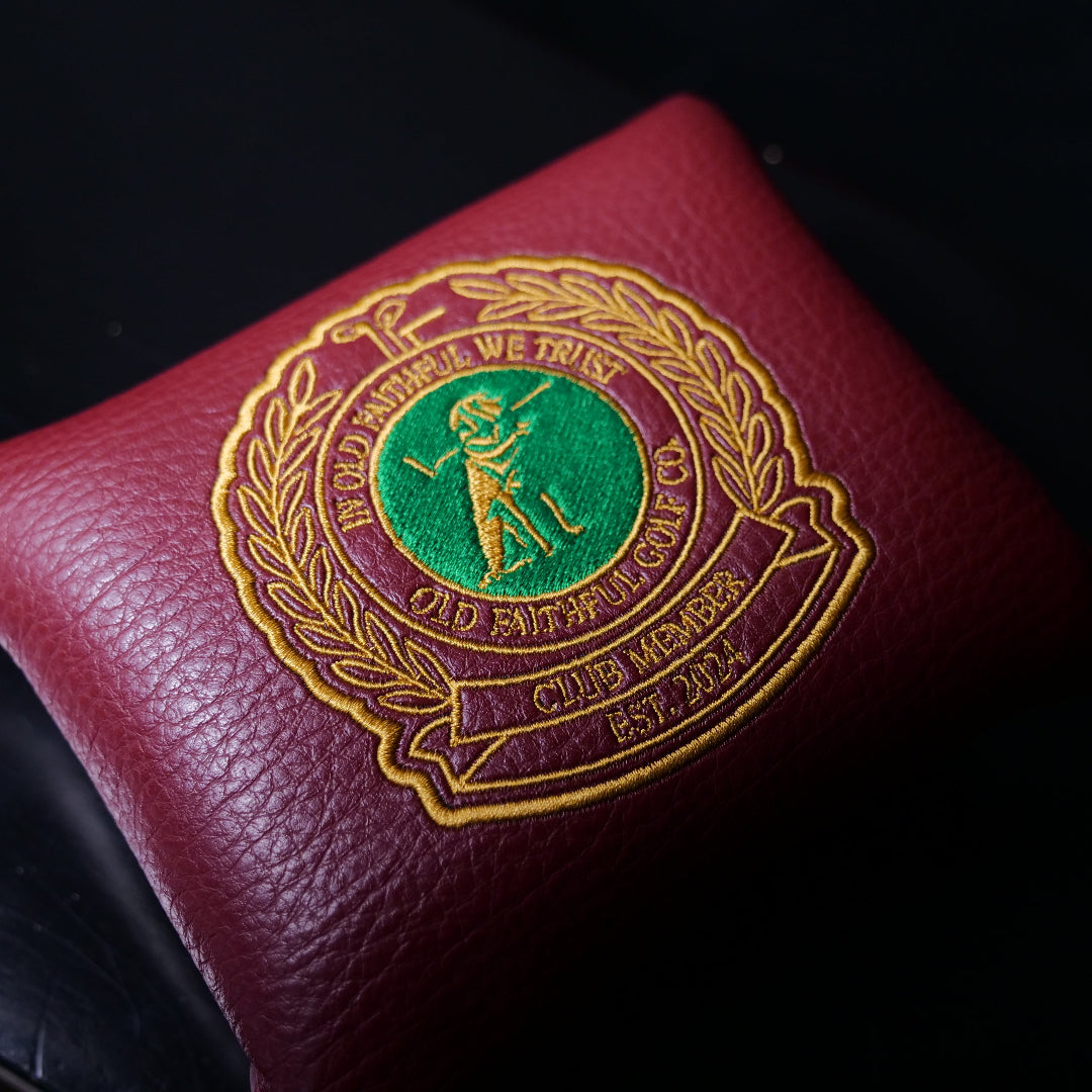 The Club Member Putter Headcover by Pioneer Golf Co. - LIMITED RUN