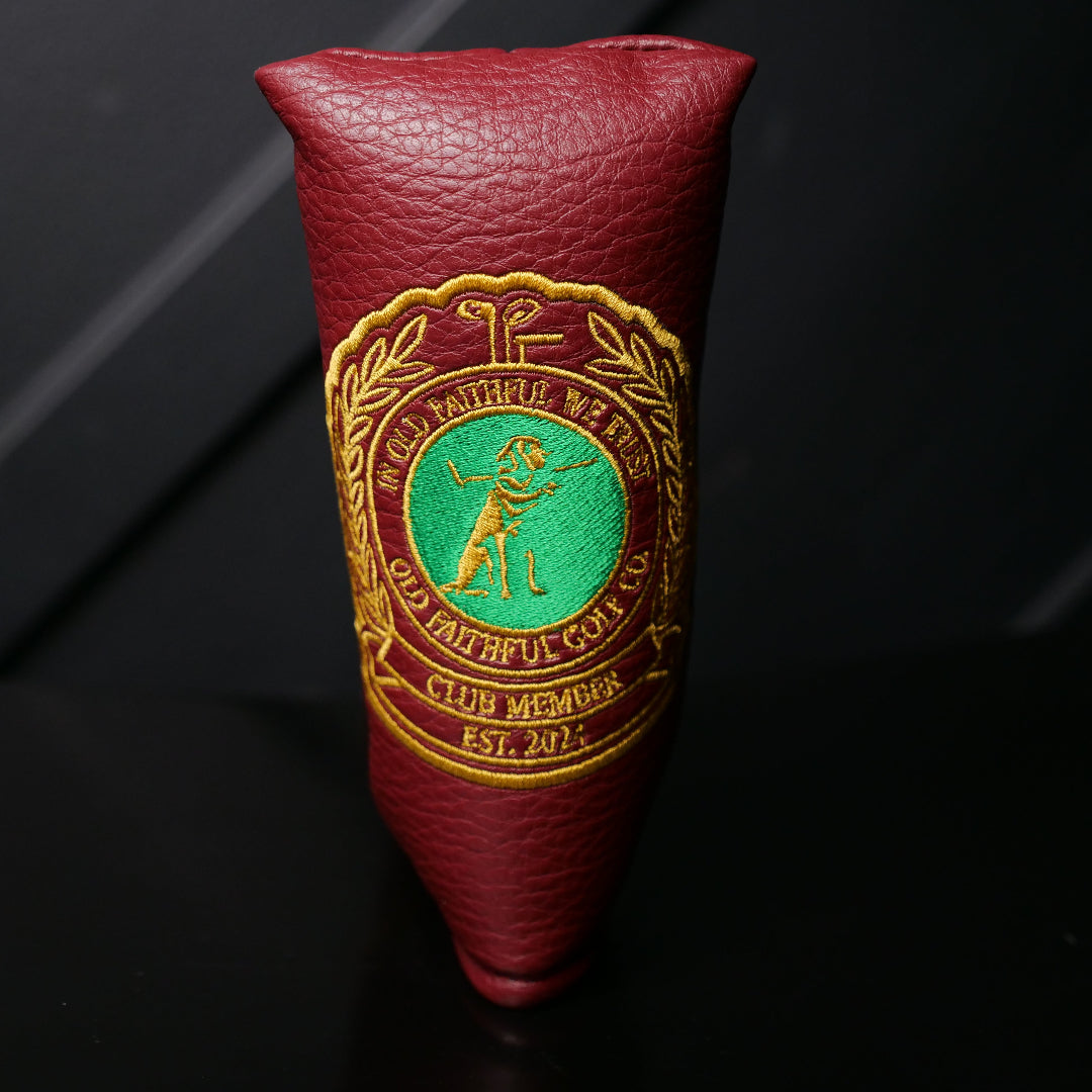 The Club Member Putter Headcover by Pioneer Golf Co. - LIMITED RUN