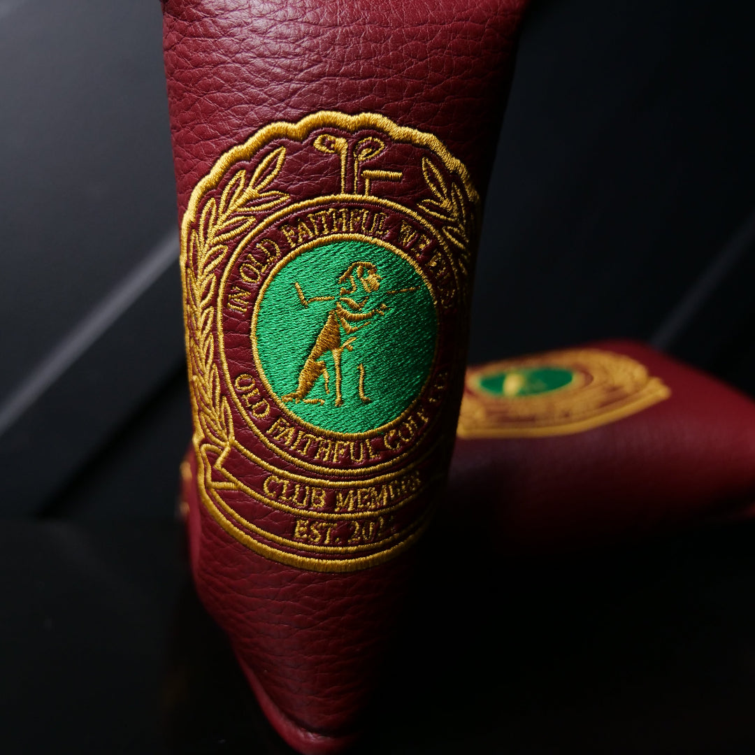 The Club Member Putter Headcover by Pioneer Golf Co. - LIMITED RUN