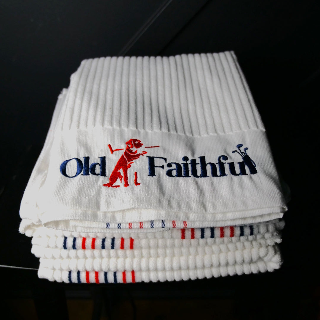 Old Faithful TRUSTY Caddy Golf Towel