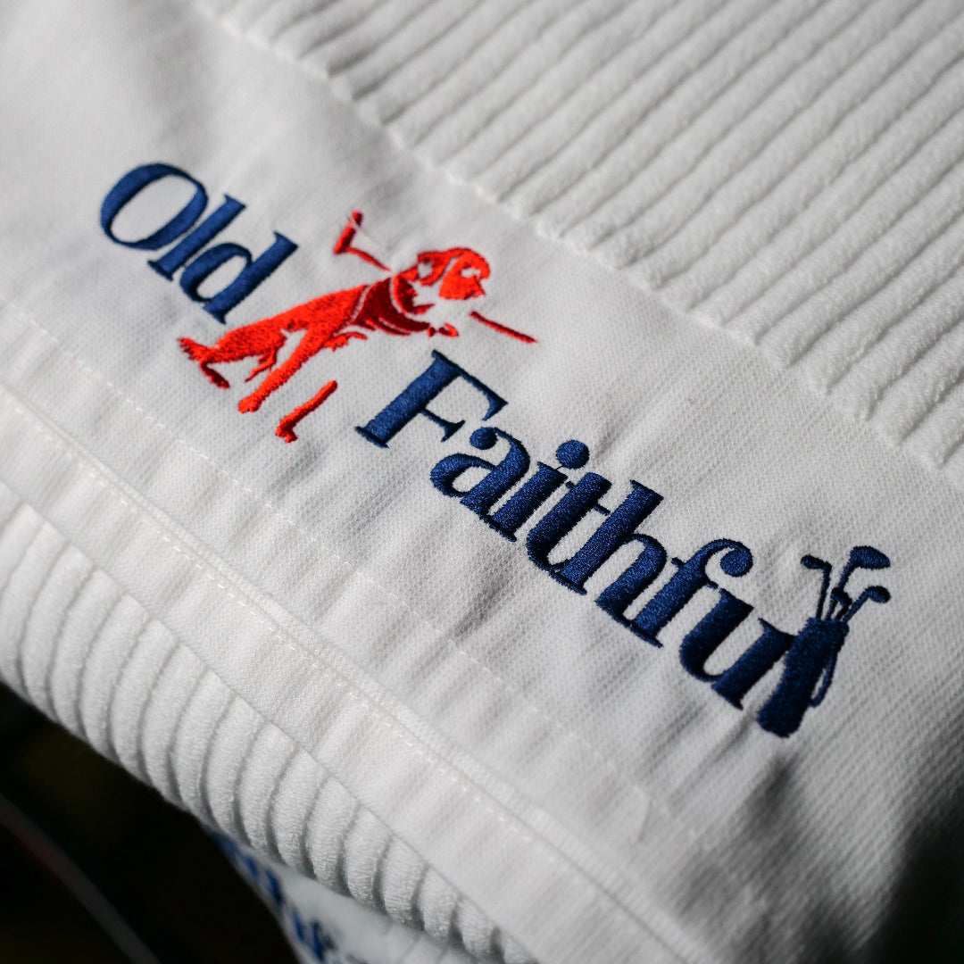 Old Faithful TRUSTY Caddy Golf Towel