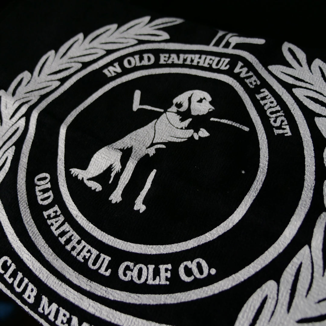 Old Faithful Club Member Velour Golf Towel