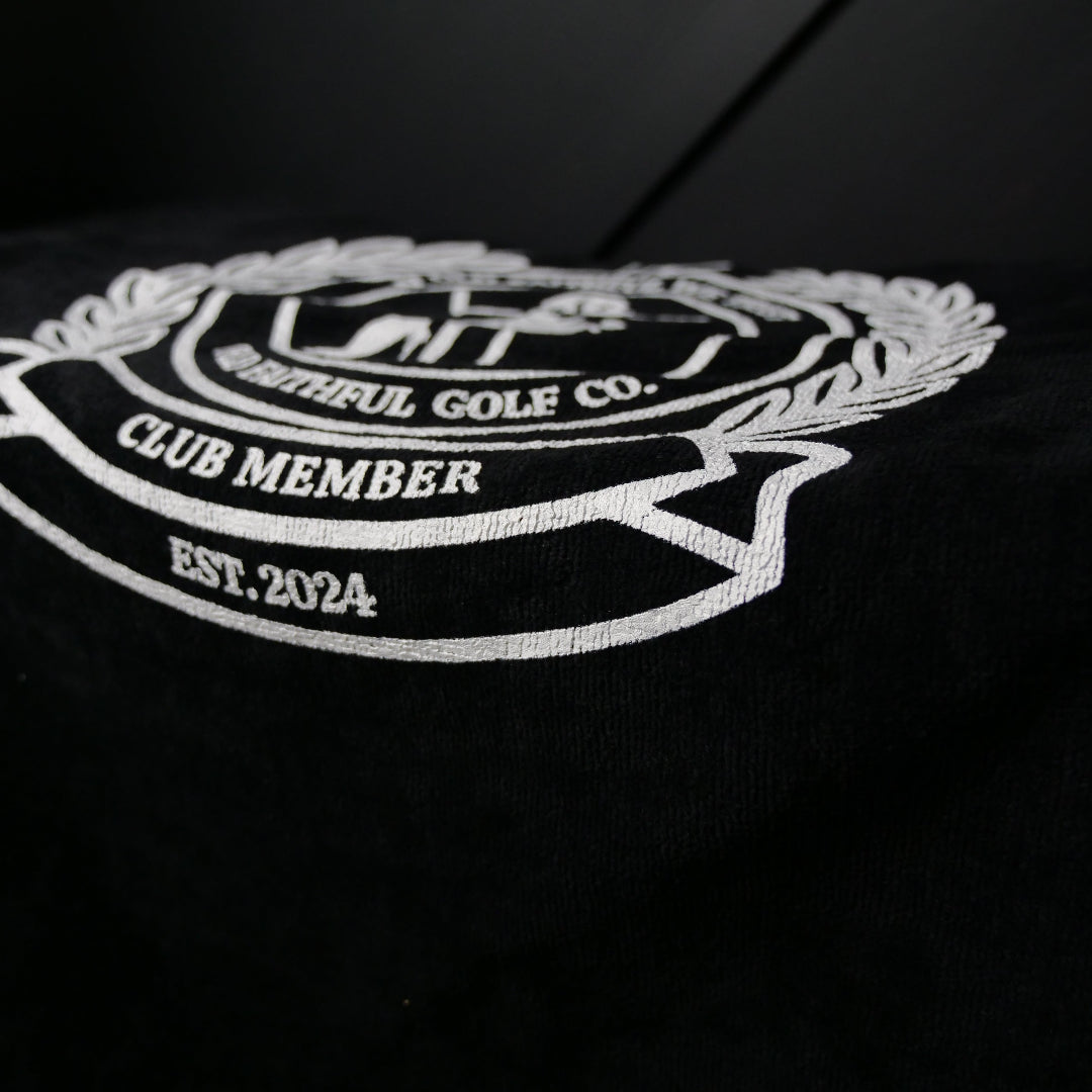Old Faithful Club Member Velour Golf Towel