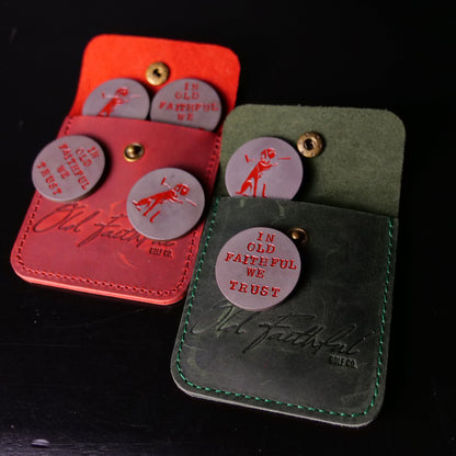 'In Old Faithful We Trust' HANDMADE Ball Marker by kr.afted - LIMITED RUN