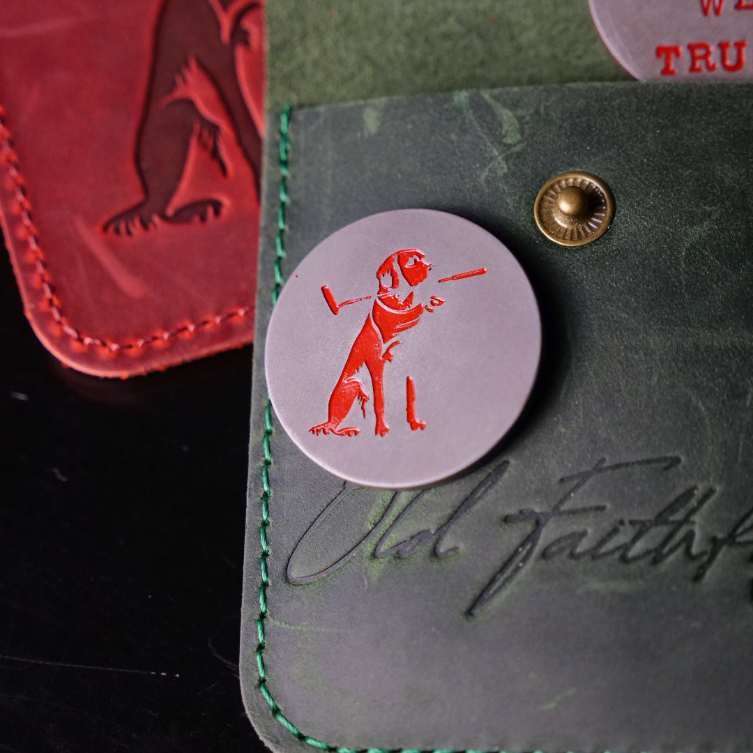 'In Old Faithful We Trust' HANDMADE Ball Marker by kr.afted - LIMITED RUN