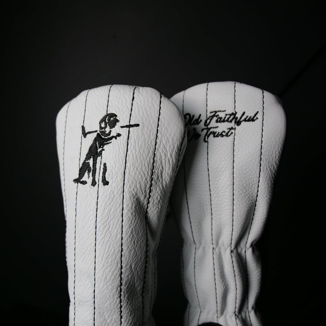 The TRUSTY Pinstripe Leather Hybrid Headcover