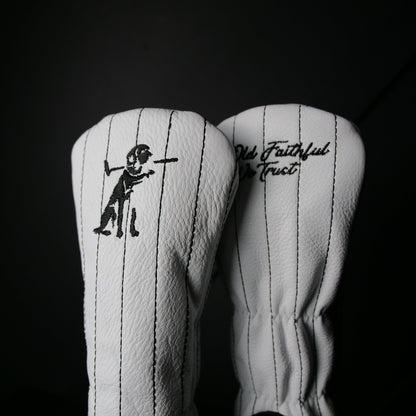 The TRUSTY Pinstripe Leather Hybrid Headcover
