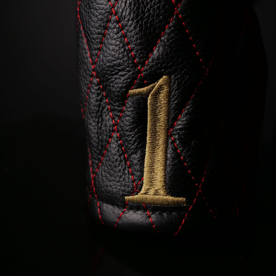 The Diamond TRUSTY Leather Driver Headcover in Genuine Leather