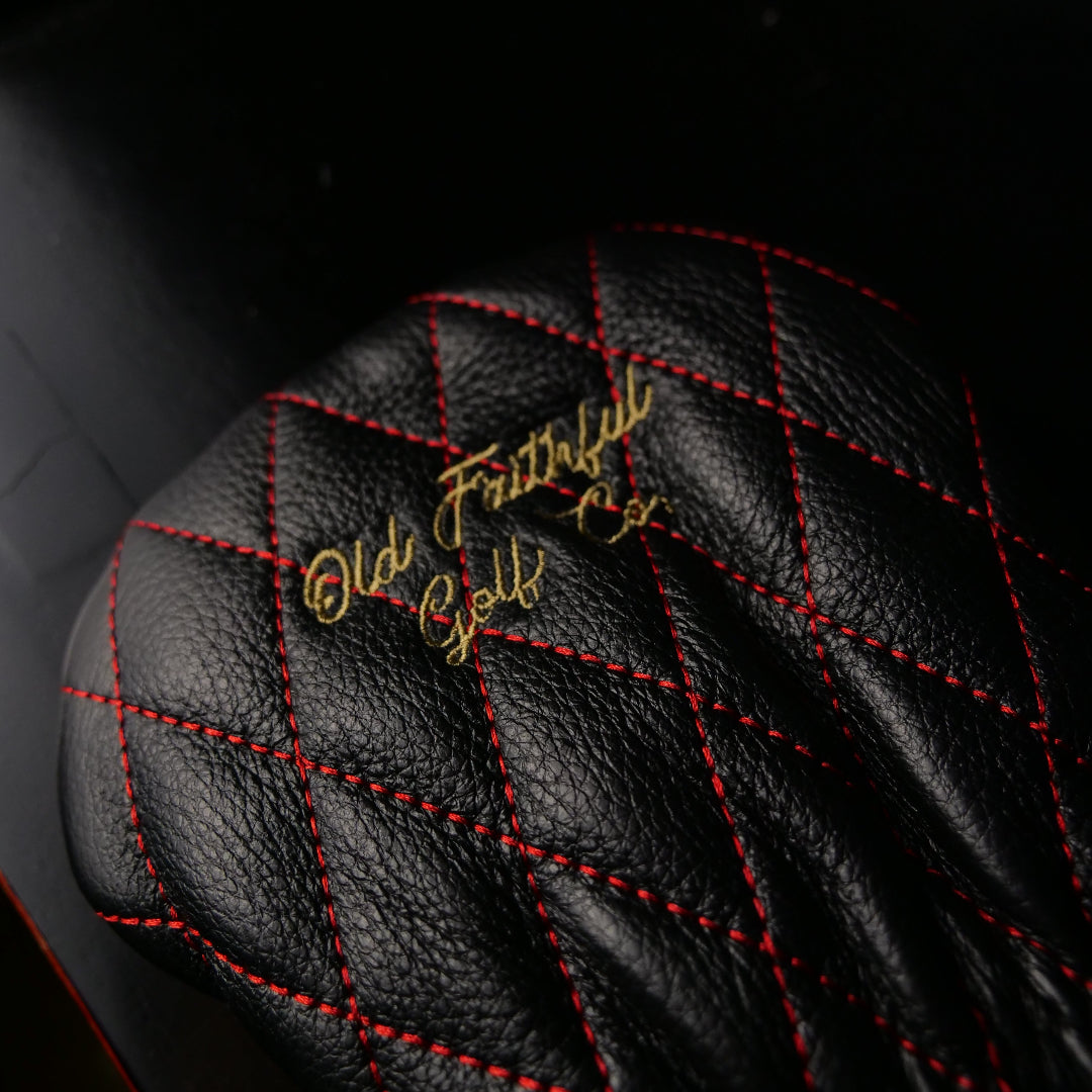 The Diamond TRUSTY Leather Driver Headcover in Genuine Leather