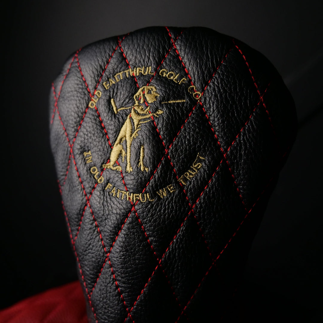 The Diamond TRUSTY Leather Driver Headcover in Genuine Leather