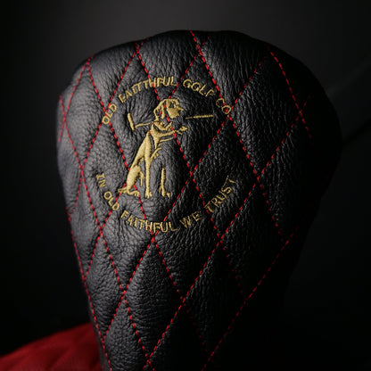 The Diamond TRUSTY Leather Driver Headcover in Genuine Leather