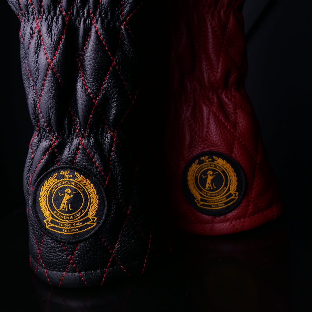 The Diamond TRUSTY Leather Driver Headcover in Genuine Leather