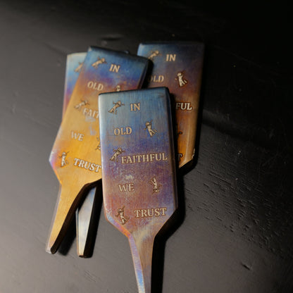 Old Faithful TRUSTY Handmade Divot Tool - Raw & Torch