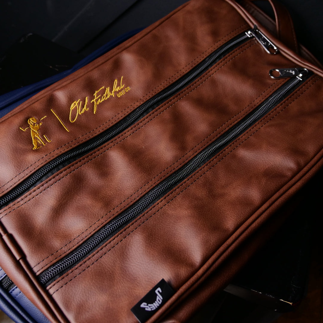 Jones Sports x Old Faithful Golf Co. Leather Classic Golf Shoe Bag