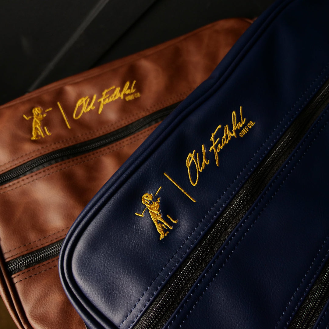 Jones Sports x Old Faithful Golf Co. Leather Classic Golf Shoe Bag