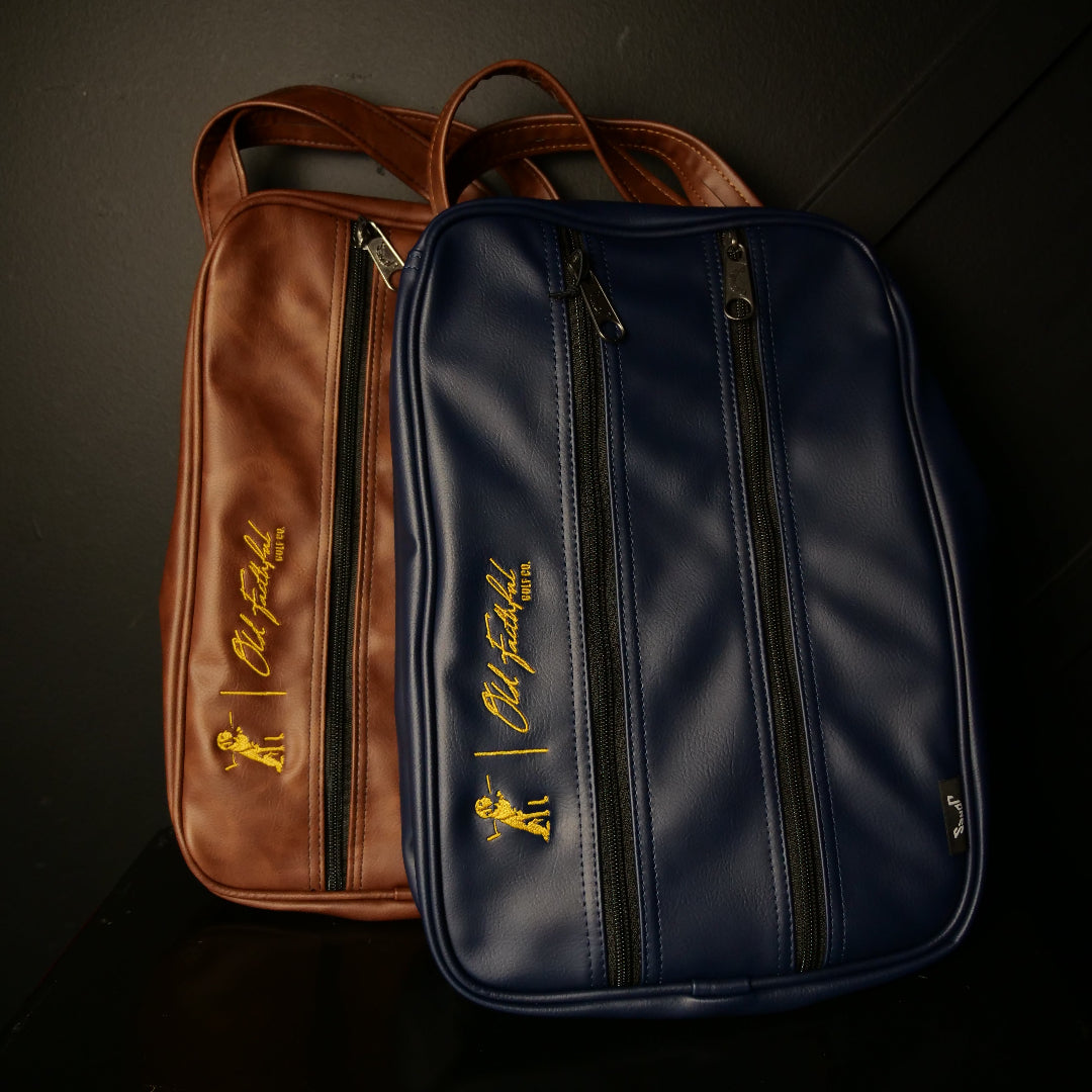 Jones Sports x Old Faithful Golf Co. Leather Classic Golf Shoe Bag