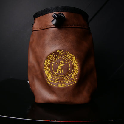 Jones Sports x Old Faithful Golf Co. Leather Drawstring Golf Valuables Bag