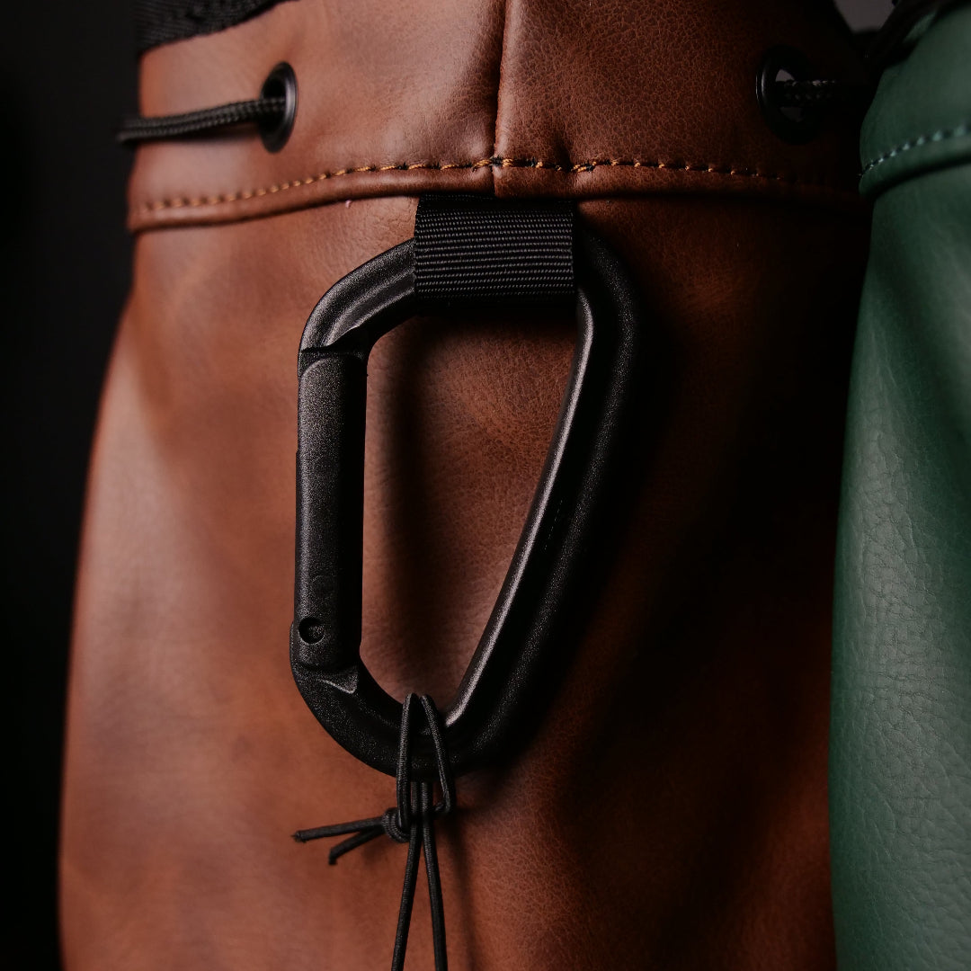 Jones Sports x Old Faithful Golf Co. Leather Drawstring Golf Valuables Bag
